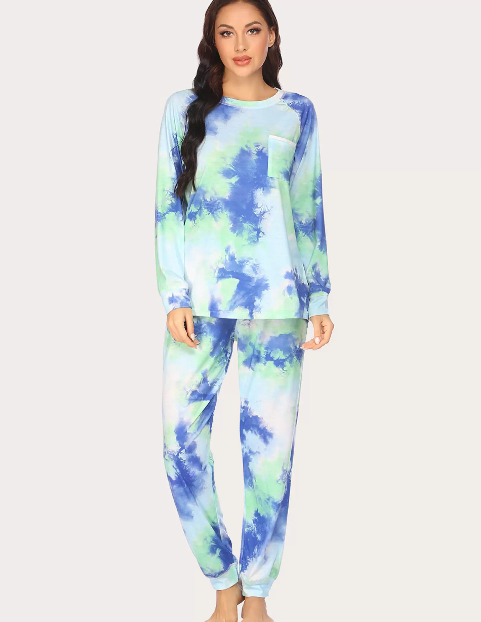 WOMEN Ekouaer Classic Cotton Pajama Set