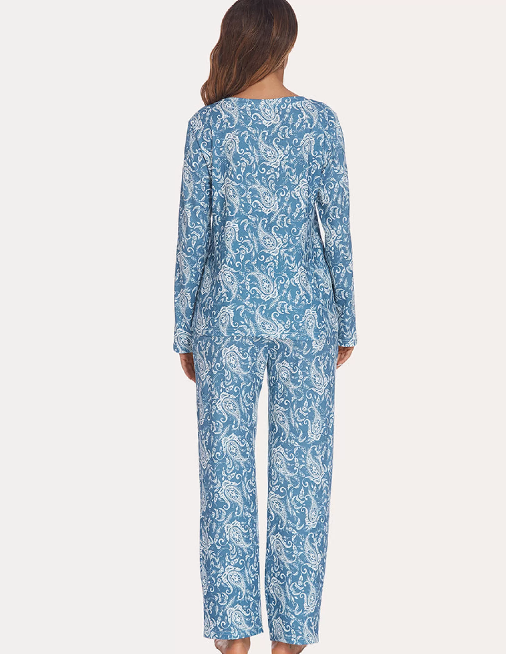 WOMEN Ekouaer Classic Print Pajama Set