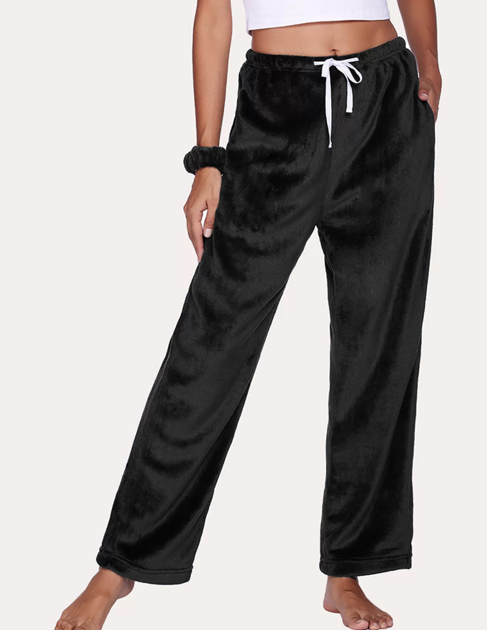 WOMEN Ekouaer Flannel Pajama Pant