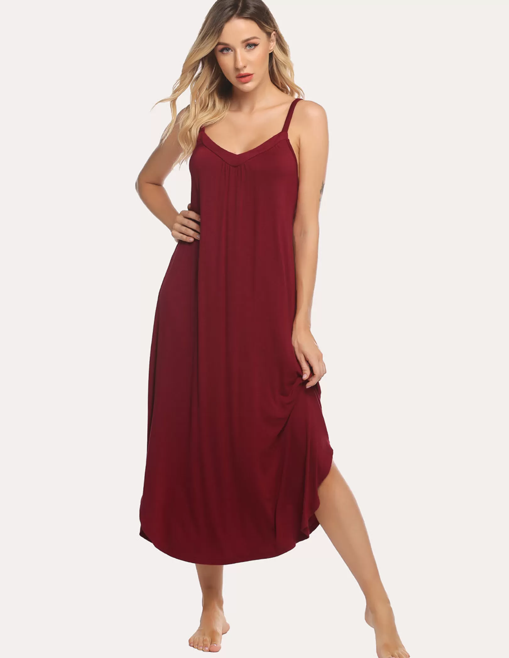 WOMEN Ekouaer Full Slips Sling Nightdress