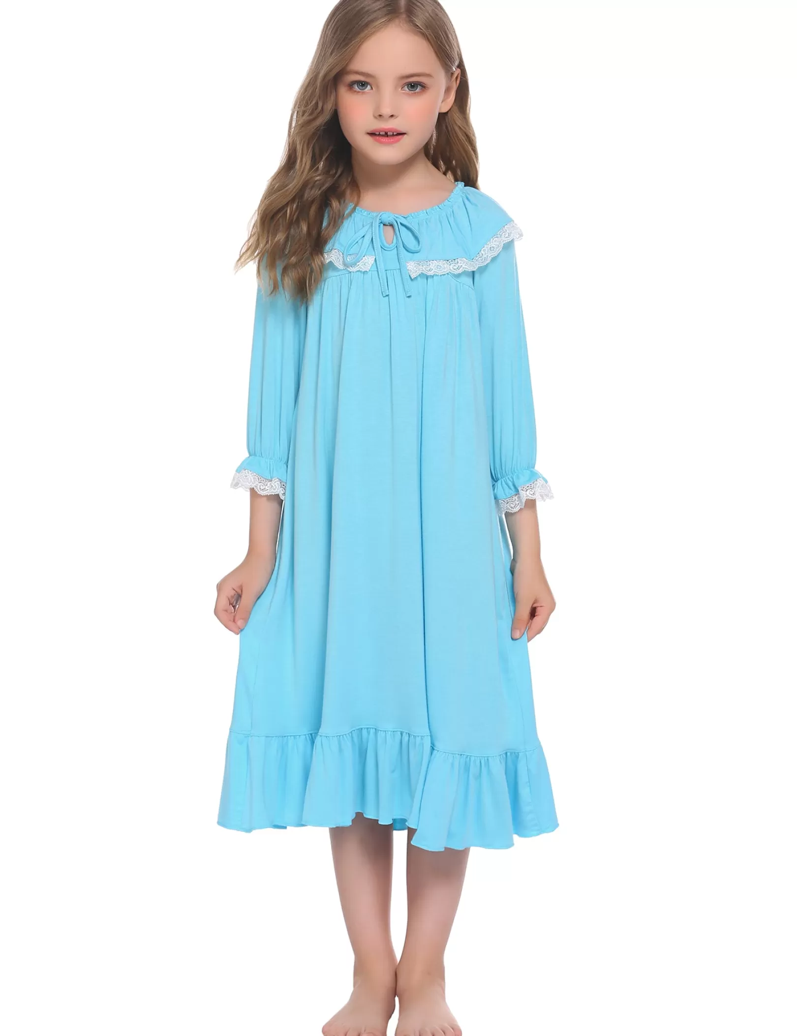 WOMEN Ekouaer Girls Comfy Princess Nightgowns Sleepwear