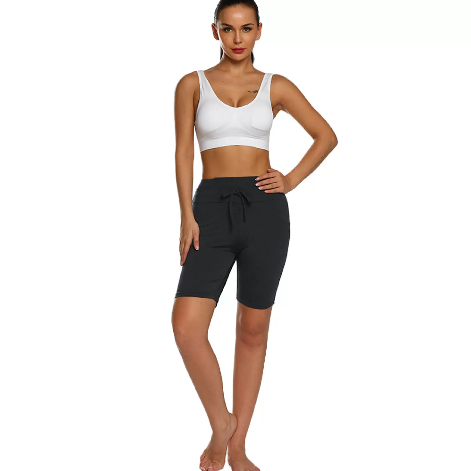 WOMEN Ekouaer High Waist Workout Shorts