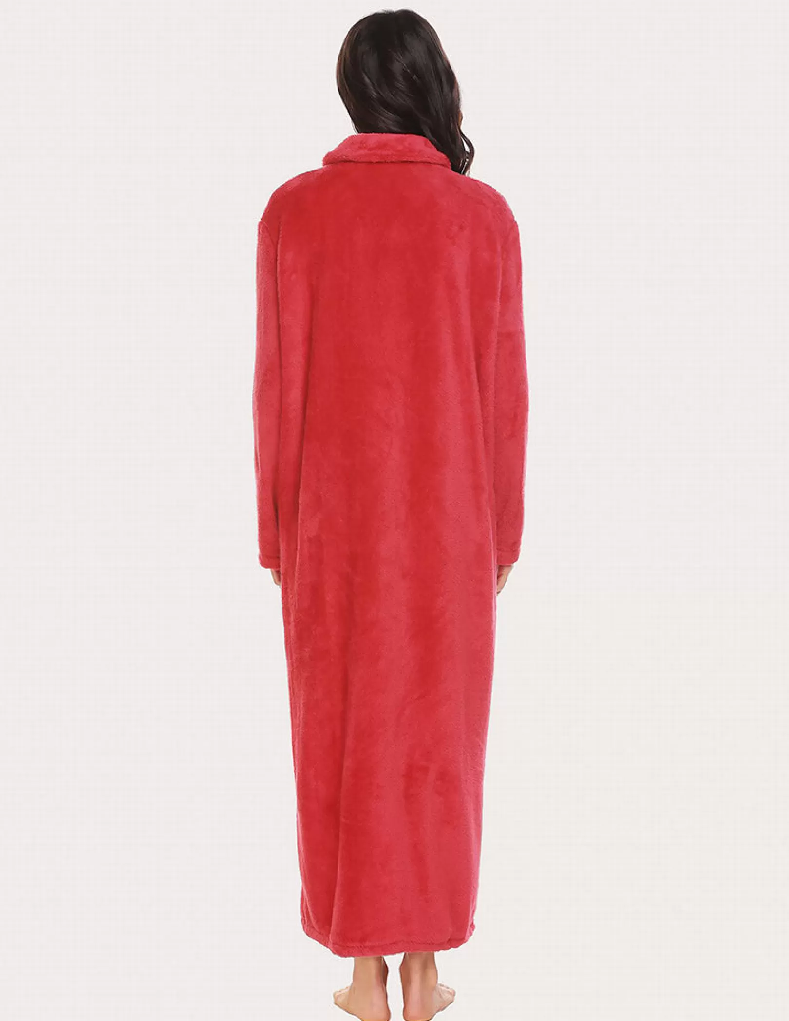 WOMEN Ekouaer Long Warm Fleece Robe