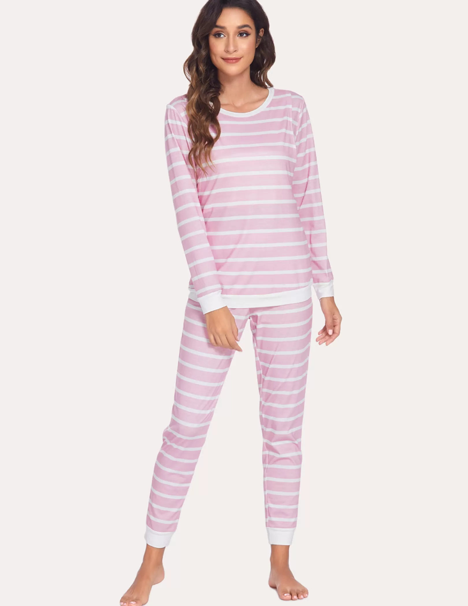 WOMEN Ekouaer Materntiy Nursing Pajamas Set