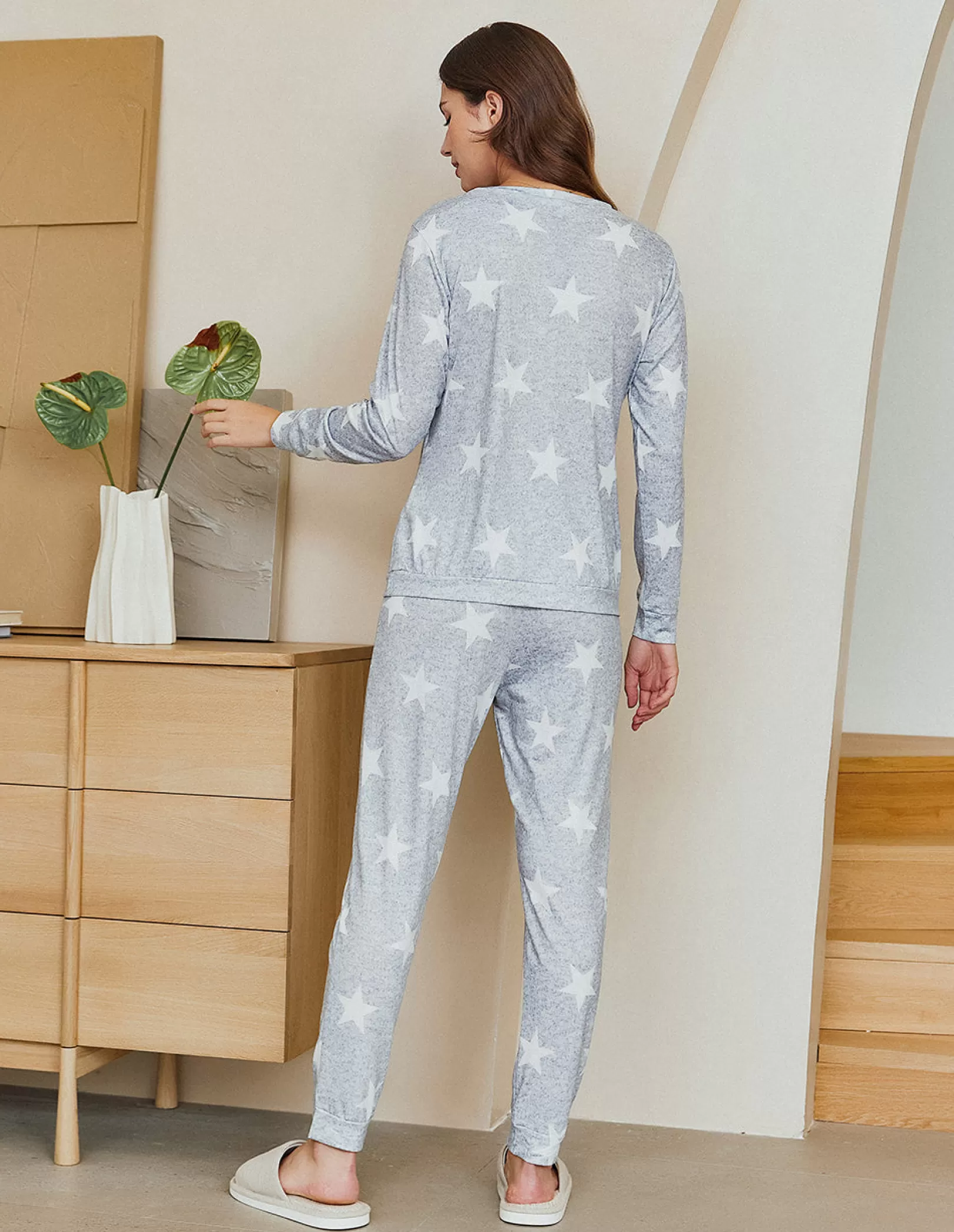 WOMEN Ekouaer Materntiy Nursing Pajamas Set