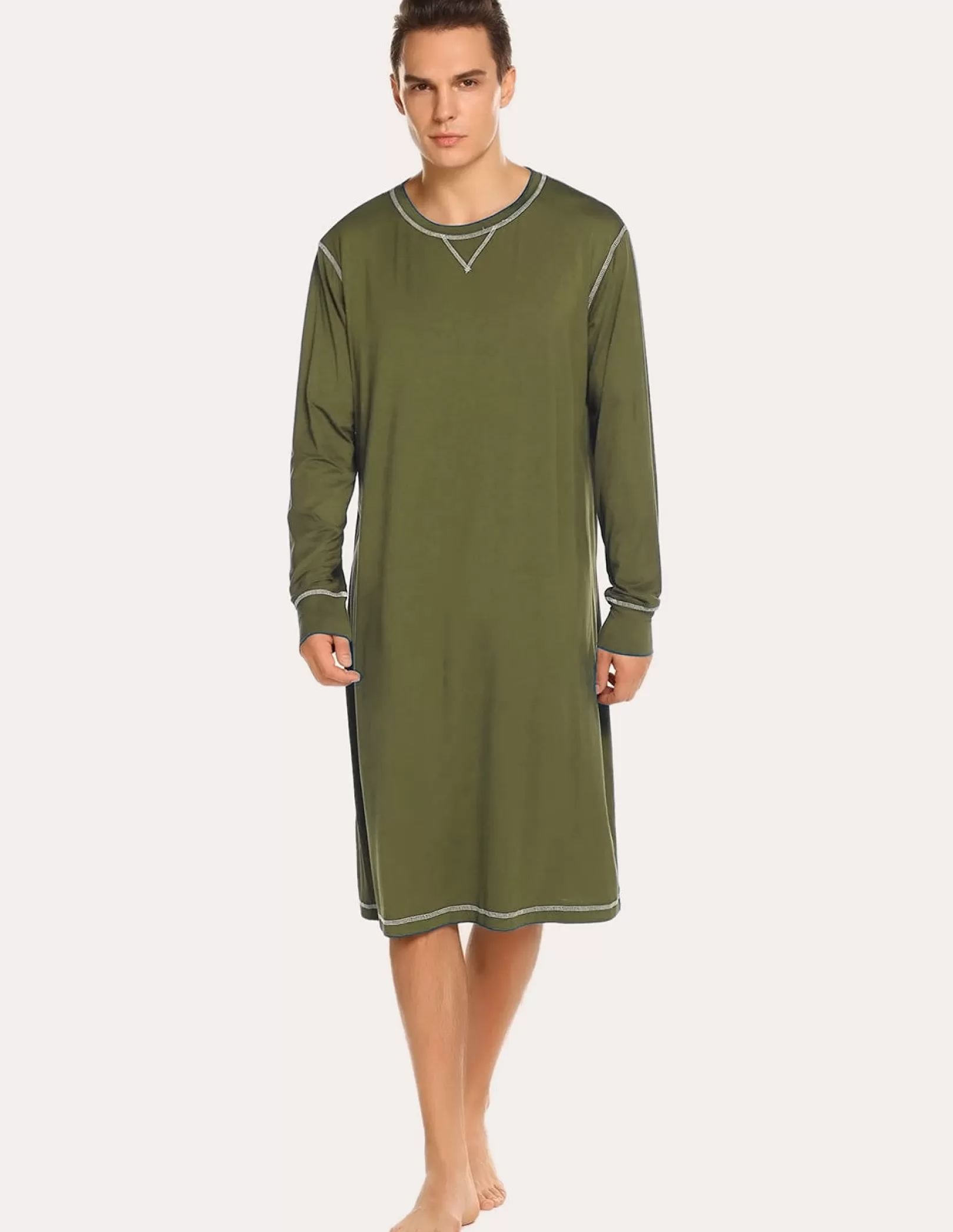 Men Ekouaer Men Soft Comfy Nightdress