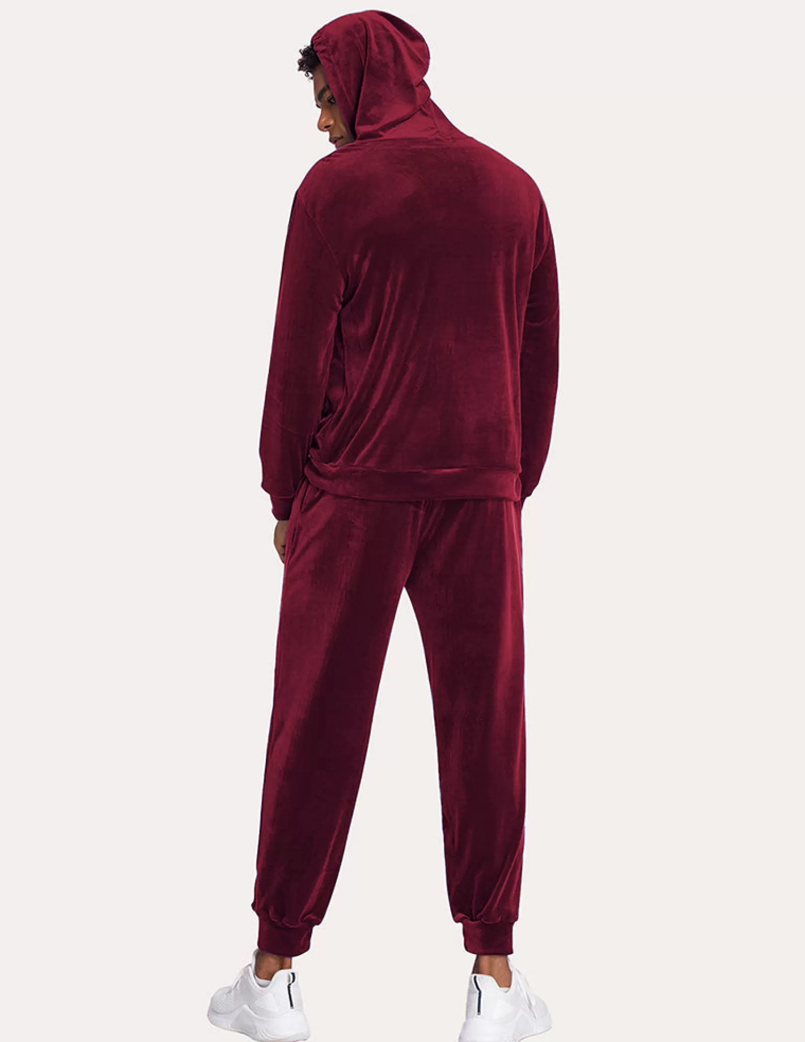 Men Ekouaer Men Velvet Tracksuit Set