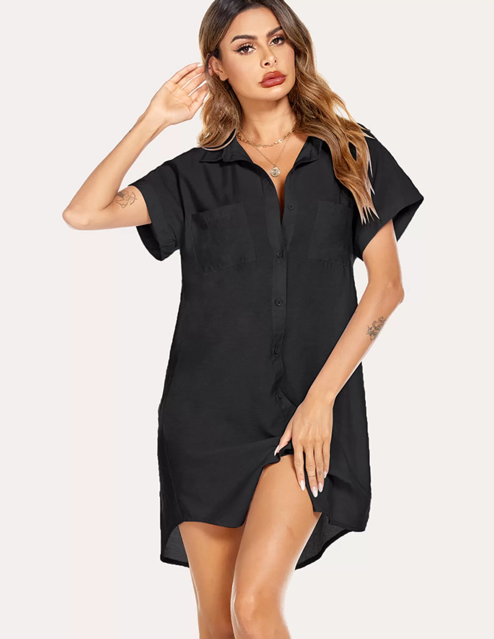 WOMEN Ekouaer Shirt Dress