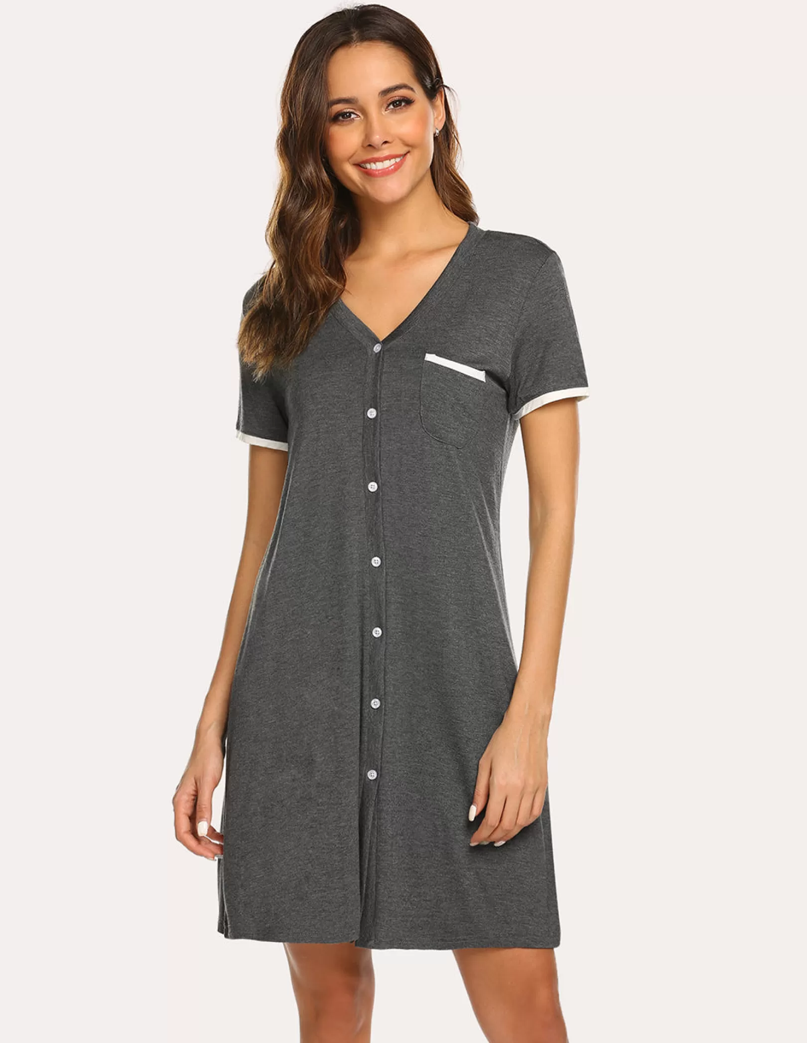 WOMEN Ekouaer Soft Sleep Dress