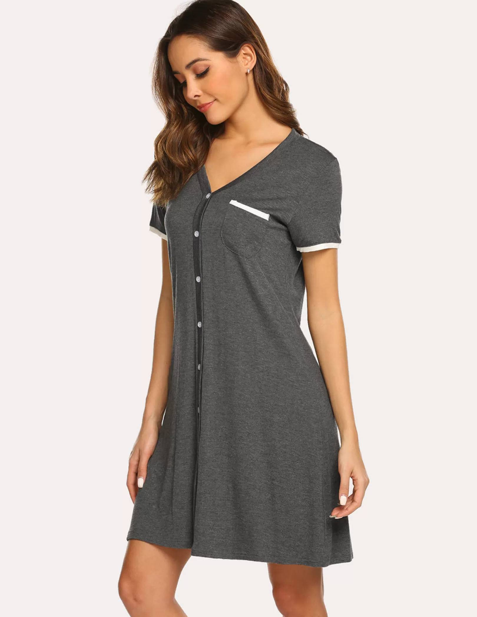 WOMEN Ekouaer Soft Sleep Dress