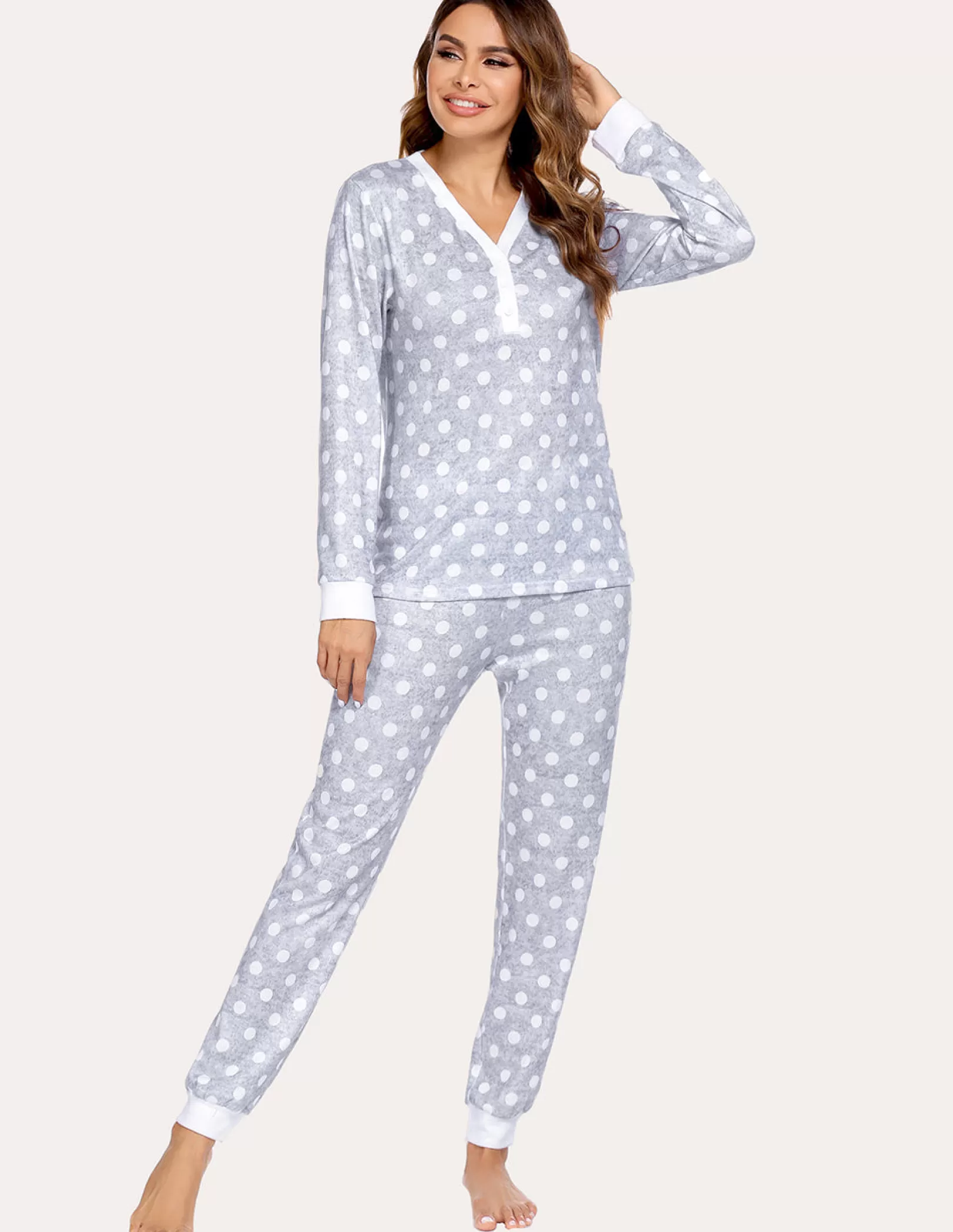 WOMEN Ekouaer Thermal Pajama Set