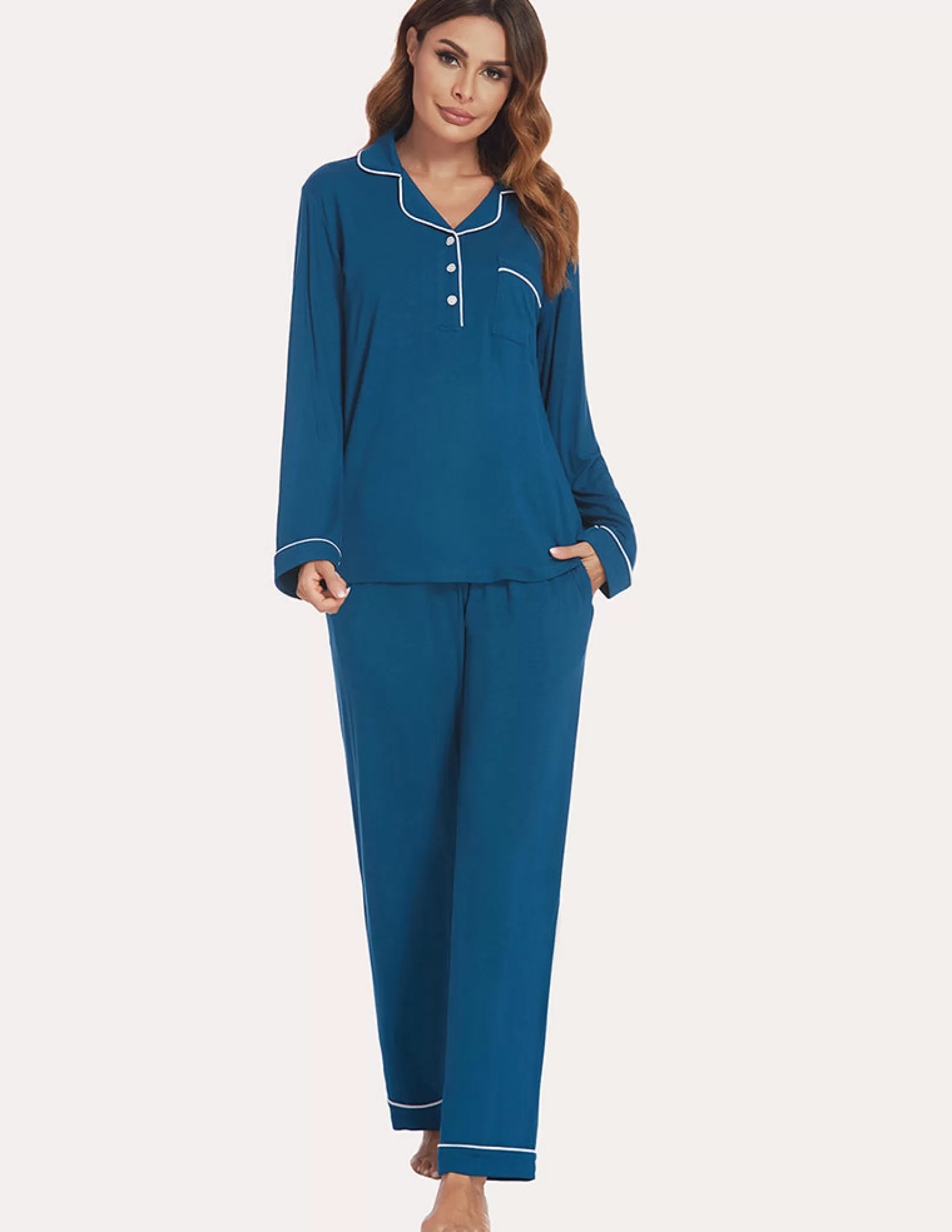 WOMEN Ekouaer Two Piece Pajamas Set