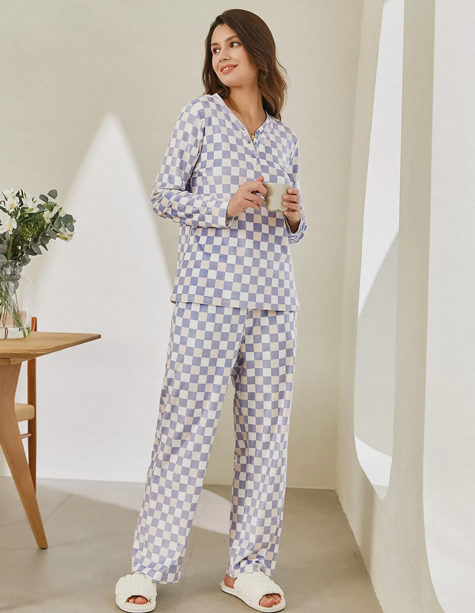 WOMEN Ekouaer Women's Pajama Set